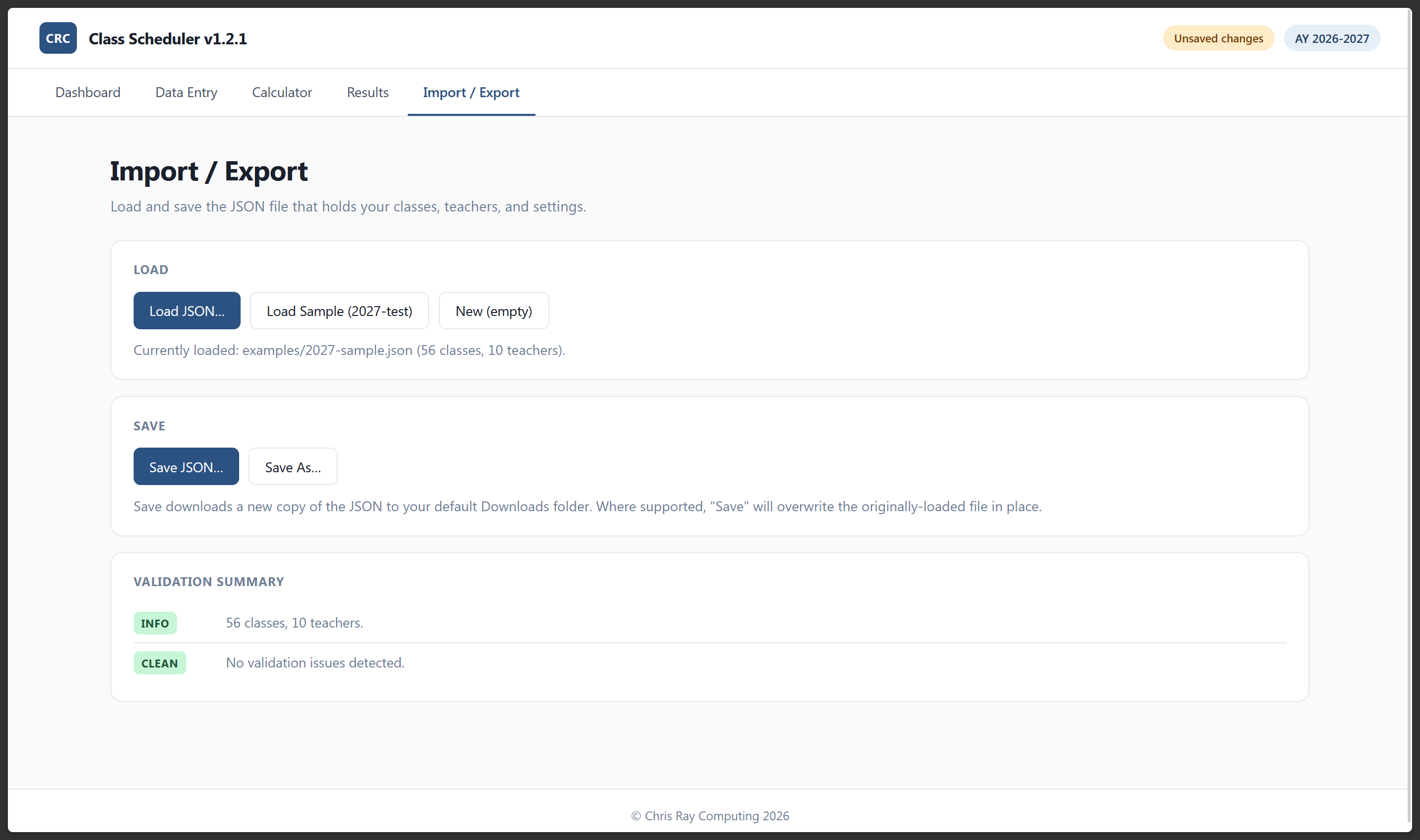 Class Scheduler interface